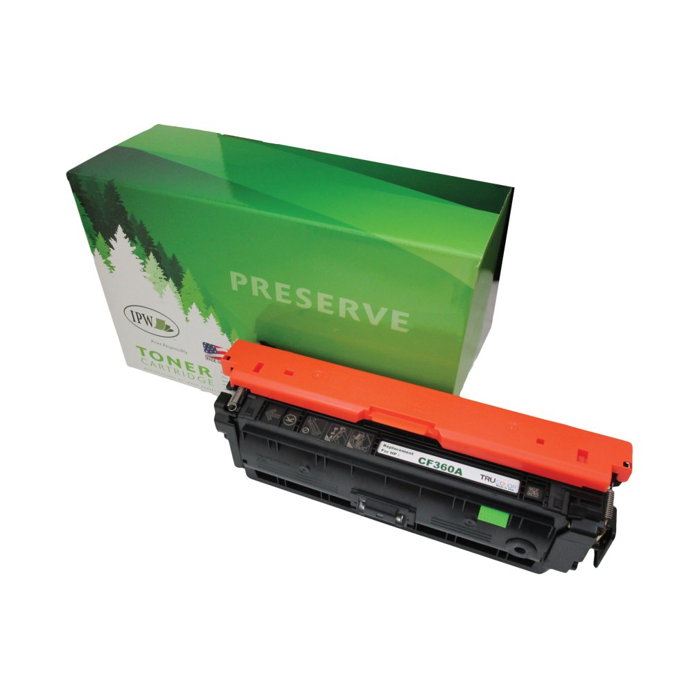 IPW Preserve Remanufactured Black Toner Cartridge Replacement For HP 508A, CF360A, 545-F0A-ODP