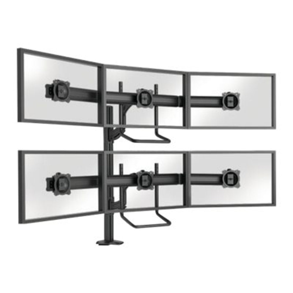 Chief Kontour K4 3x2 Display Monitor Mount - For Displays 10-24in - Black - Mounting kit (grommet mount, column arm, 2 array arms) - for 6 LCD displays - black - screen size: 19in-24in - desktop