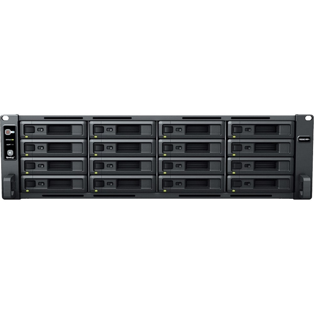 Synology RackStation RS2821RP+ SAN/NAS Storage System - 1 x AMD Ryzen V1500B Quad-core (4 Core) 2.20 GHz - 16 x HDD Supported - 0 x HDD Installed - 16 x SSD Supported - 0 x SSD Installed - 4 GB RAM DDR4 SDRAM