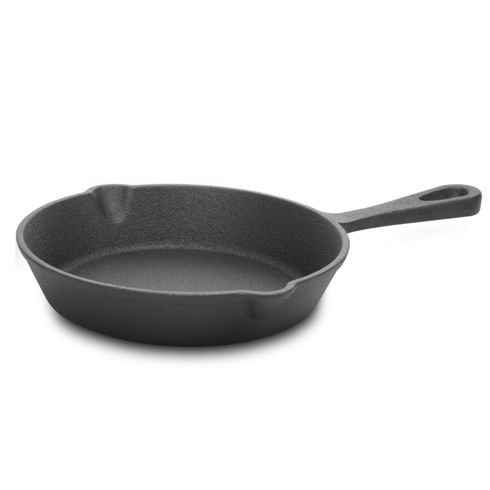 Gibson General Store Addlestone 3-Piece Preseasoned Cast Iron Skillet Set, Black