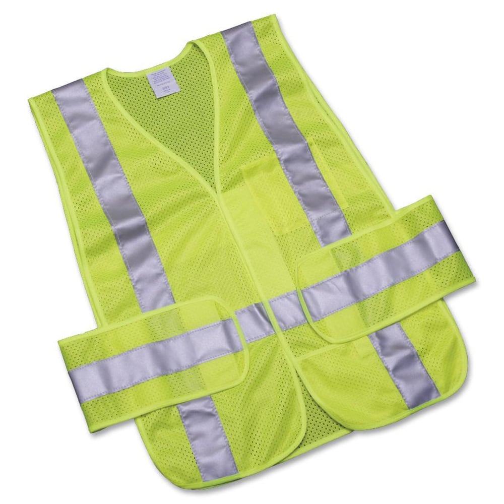 SKILCRAFT 360? Visibility Safety Vest, One Size, Orange/Lime Silver (AbilityOne 8415-01-598-4873)