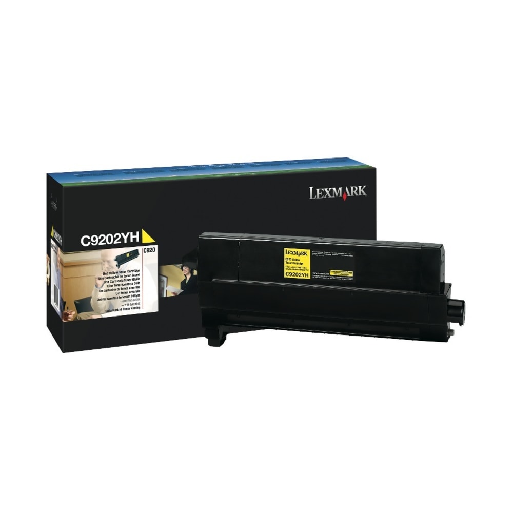 Lexmark C9202YH Yellow Toner Cartridge