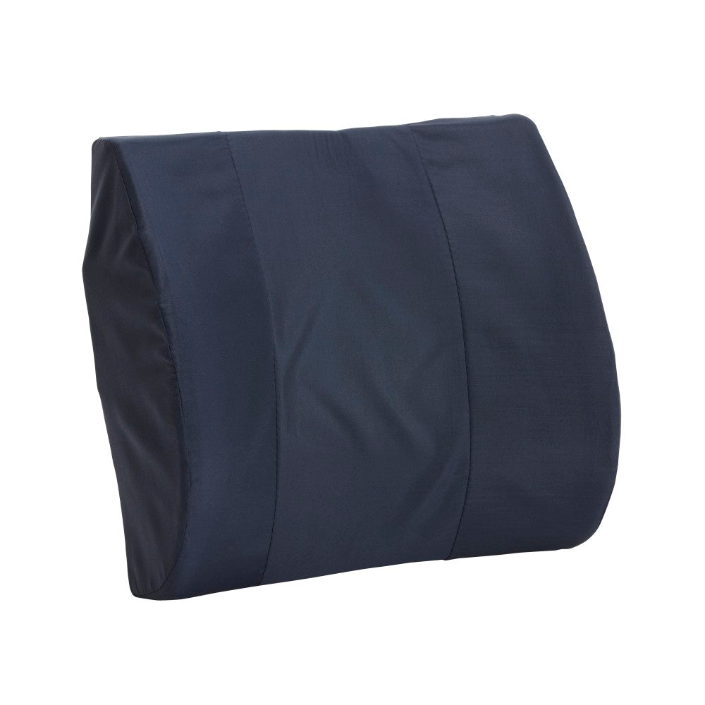 HealthSmart Lumbar Cushion, 14inH x 13inW x 3inD, Navy Blue