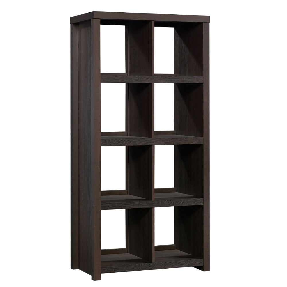 Sauder Homeplus 62inH 8-Cube Storage Bookcase, Dakota Oak