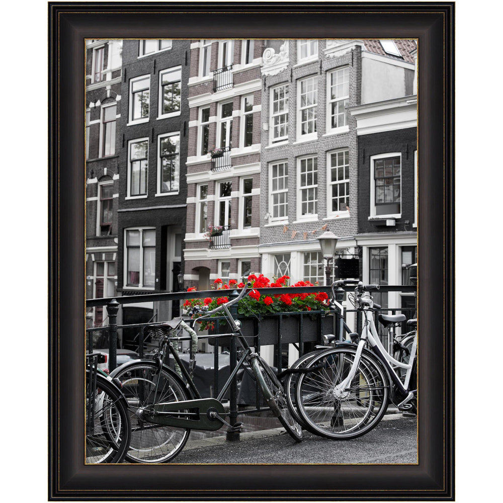 Amanti Art Picture Frame, 33in x 27in, Matted For 22in x 28in, Trio Oil-Rubbed Bronze