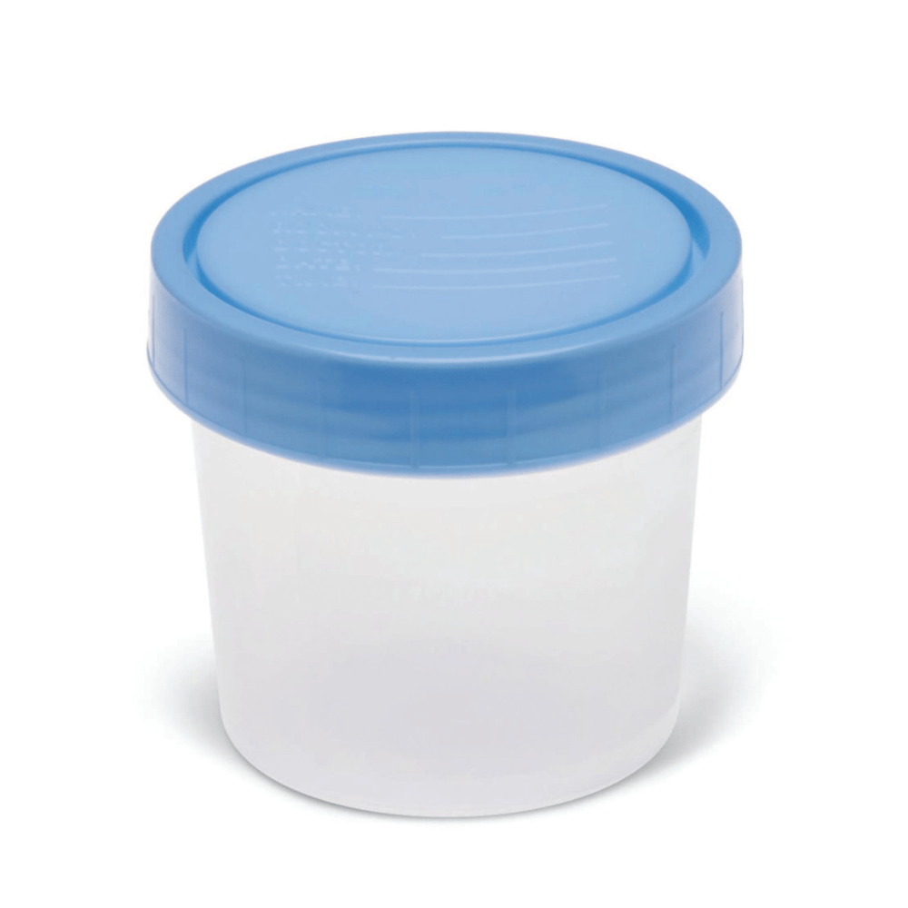 Medline Sterile Specimen Containers, 4 Oz, Pack Of 100 Containers