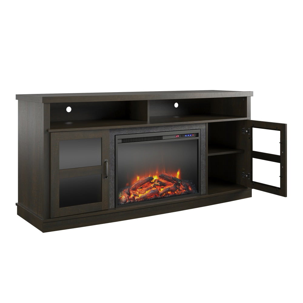 Ameriwood Home Ayden Park Fireplace TV Stand For 65in TVs, Espresso