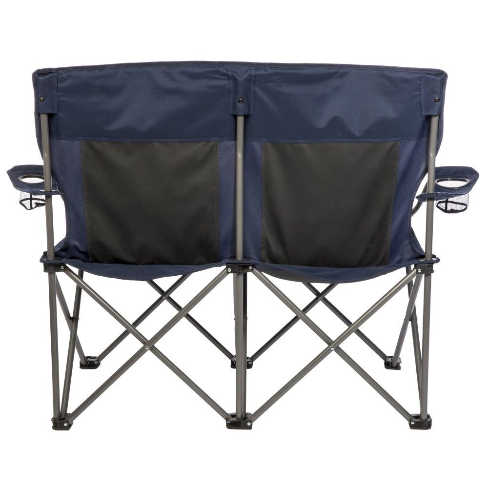 Kamp-Rite Double Folding Chair, Tan/Blue