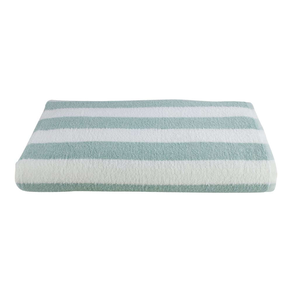 1888 Mills Fibertone Pool Towels, Stripes, Seafoam, Set Of 48 Towels