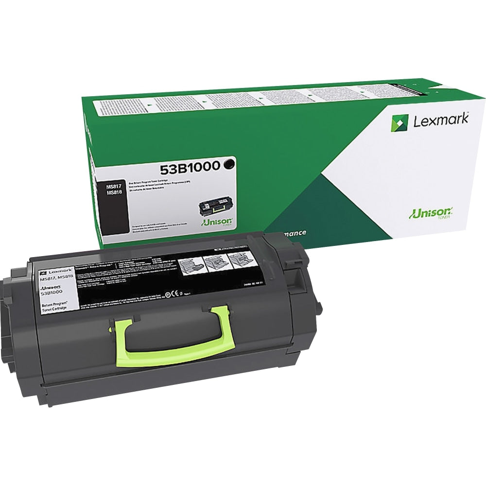 Lexmark 53B1000 Black Return Program Toner Cartridge