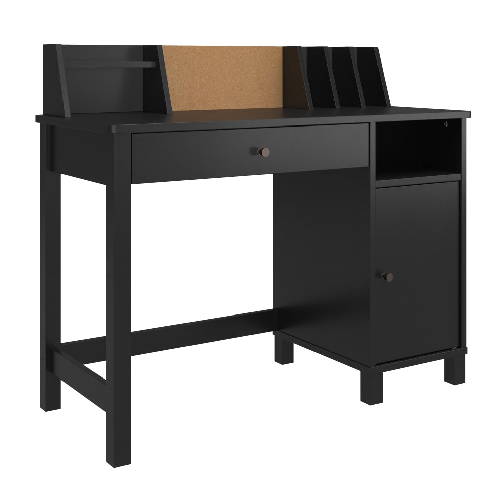 Ameriwood Home Abigail 36inW Kids Computer Desk With Chair, Black