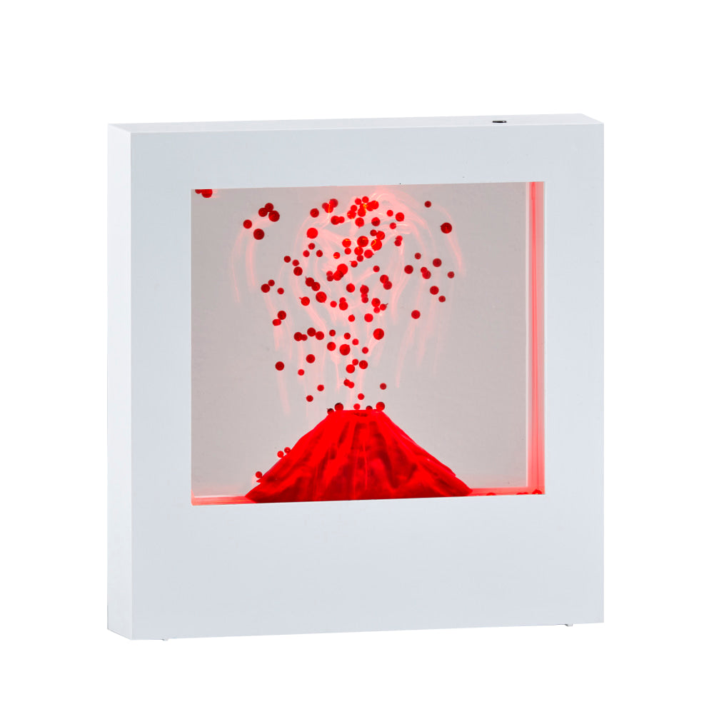 Adesso Simplee Volcano Light Box, 9inH, White