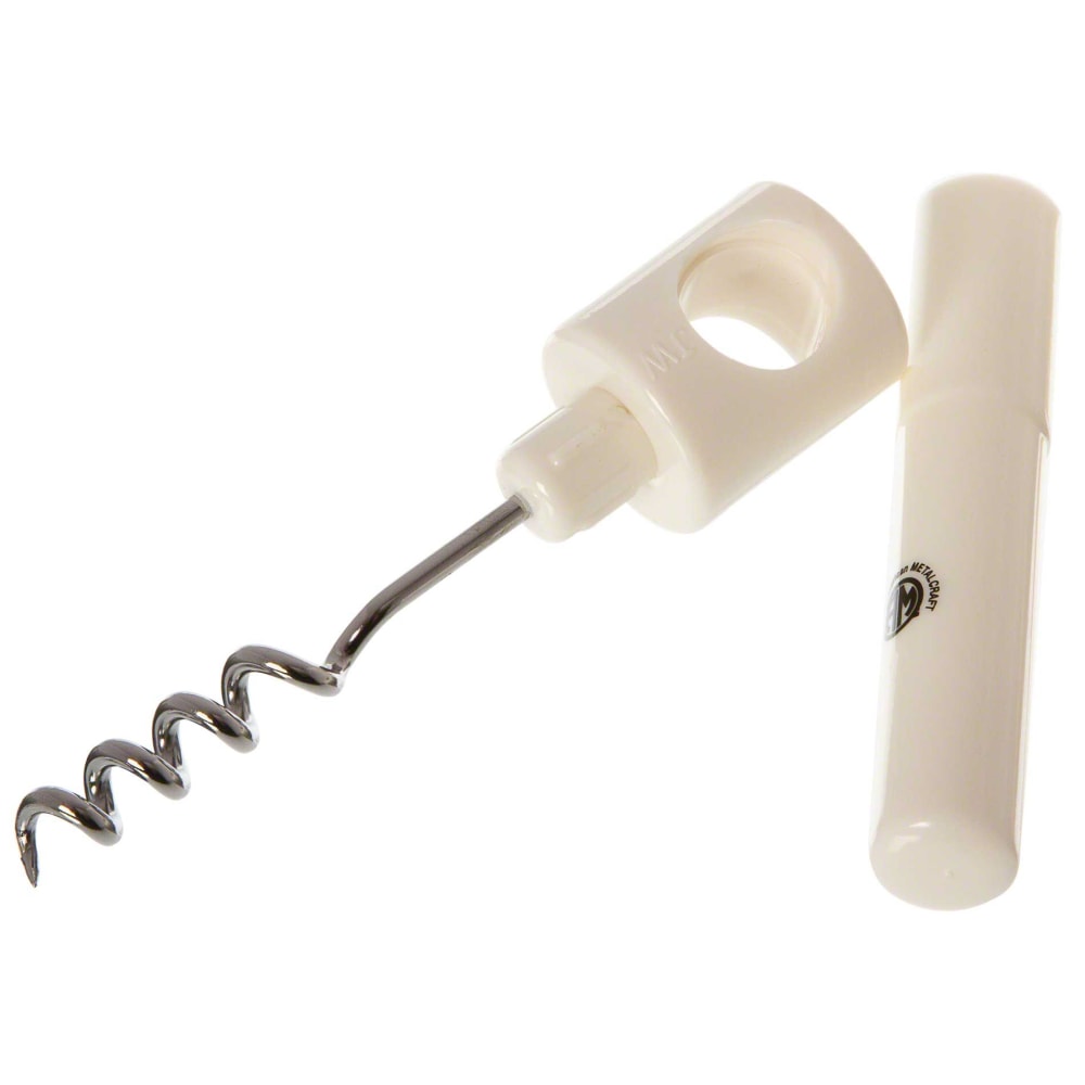 American Metalcraft Pocket Corkscrews, 4-1/4in, White/Silver, Pack Of 500 Corkscrews