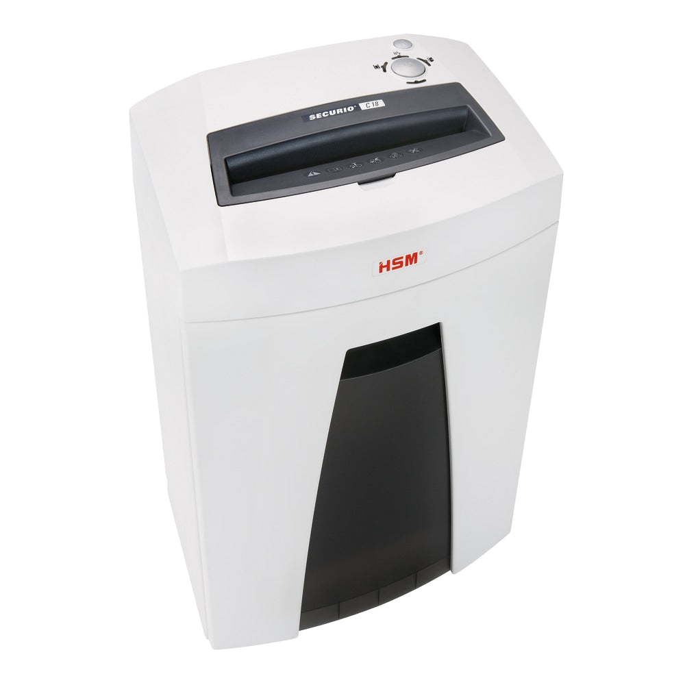 HSM SECURIO C18 11-Sheet Cross-Cut Shredder, White, HSM1913