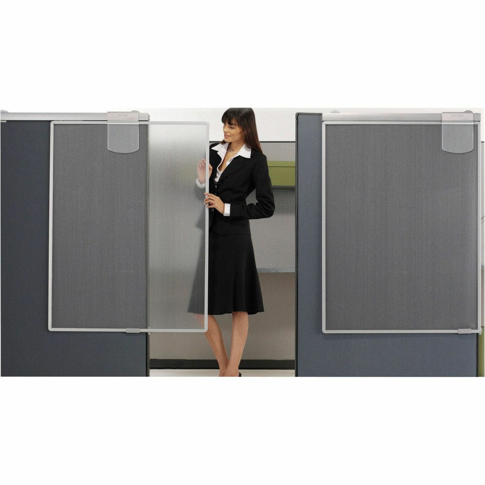 Quartet Workstation Privacy Screen, Transparent