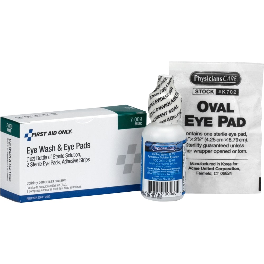 First Aid Only 5-Piece Eye Wash Set