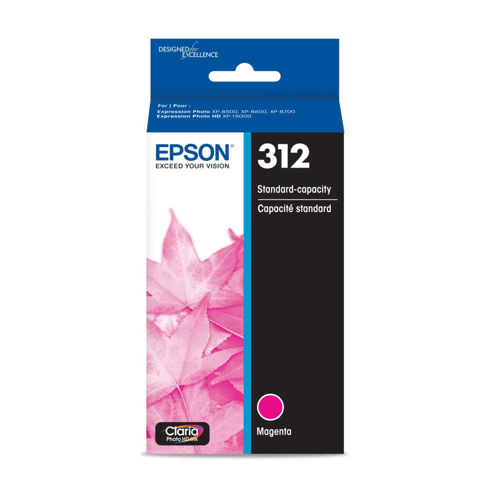 Epson 312 Claria Photo Magenta Ink Cartridge, T312320-S