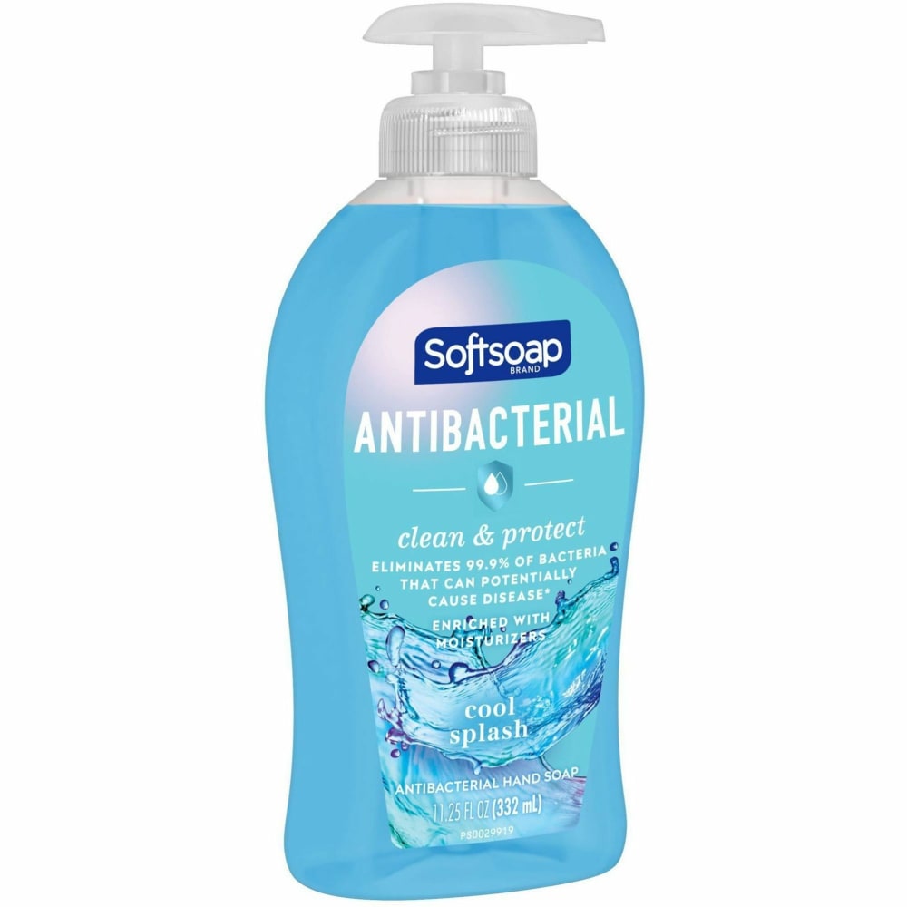 Softsoap Antibacterial Liquid Hand Soap, Cool Splash Scent, 11.3  Oz