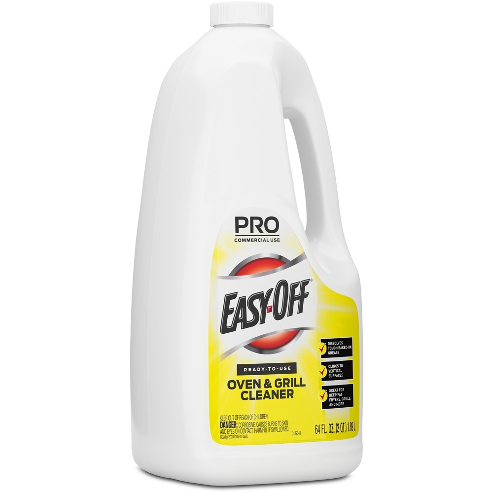 Easy-Off Oven/Grill Cleaner - 64 fl oz (2 quart)Bottle - 1 Each - Clear