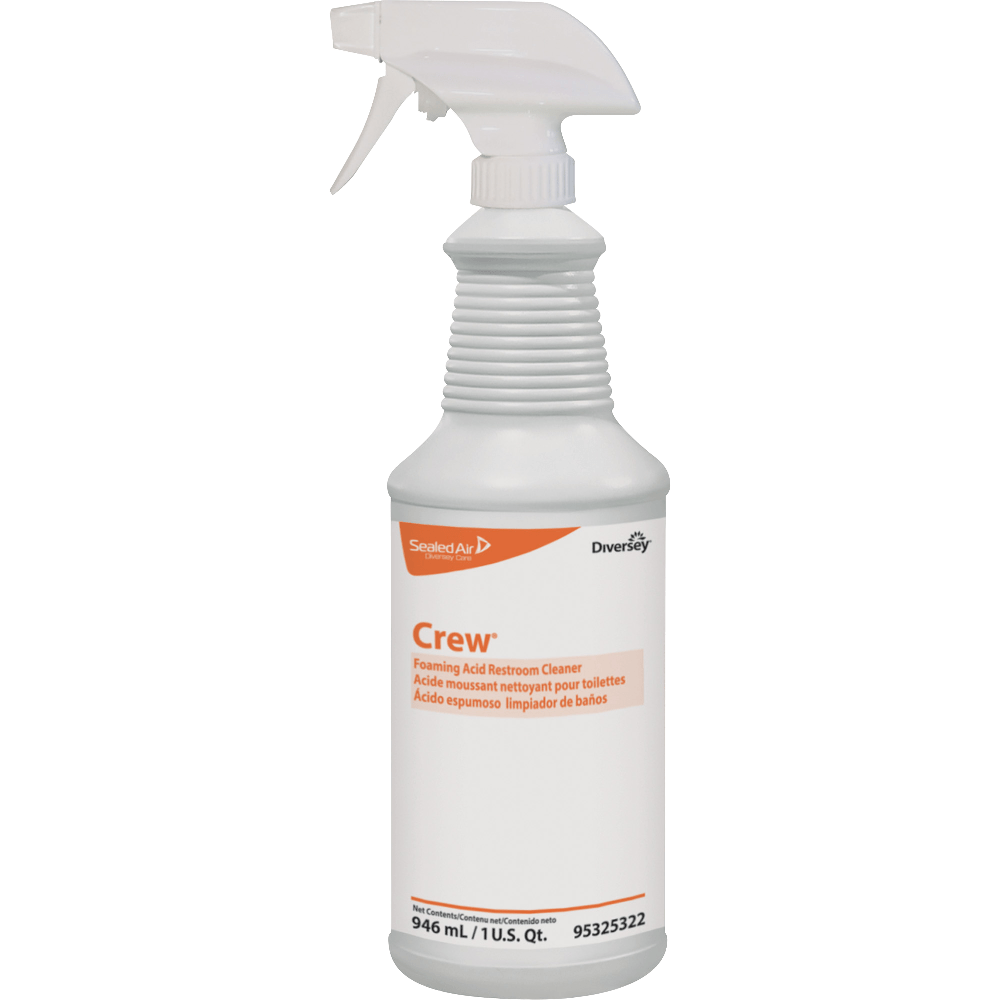 JohnsonDiversey Acid-Based Foaming Restroom Cleaner, Fresh Scent, 32 Oz Bottle