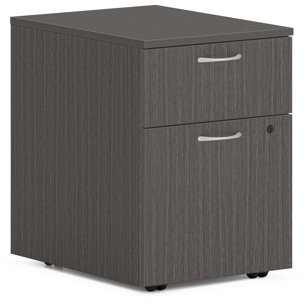 HON Mod HLPLPMBF Pedestal - 15in x 20in20in - 2 x Box, File Drawer(s) - Finish: Slate Teak