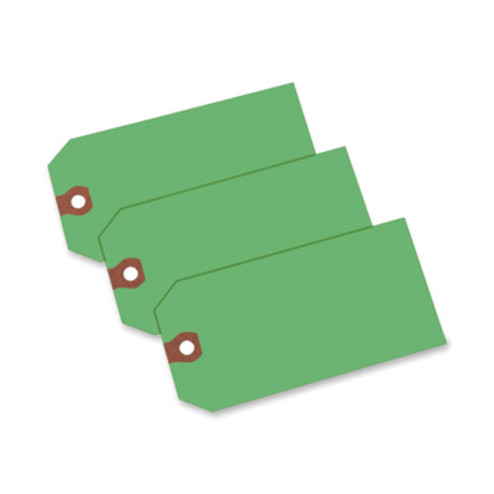 Avery Colored Shipping Tags - 4.75in Length x 2.37in Width - Rectangular - 1000 / Box - Green