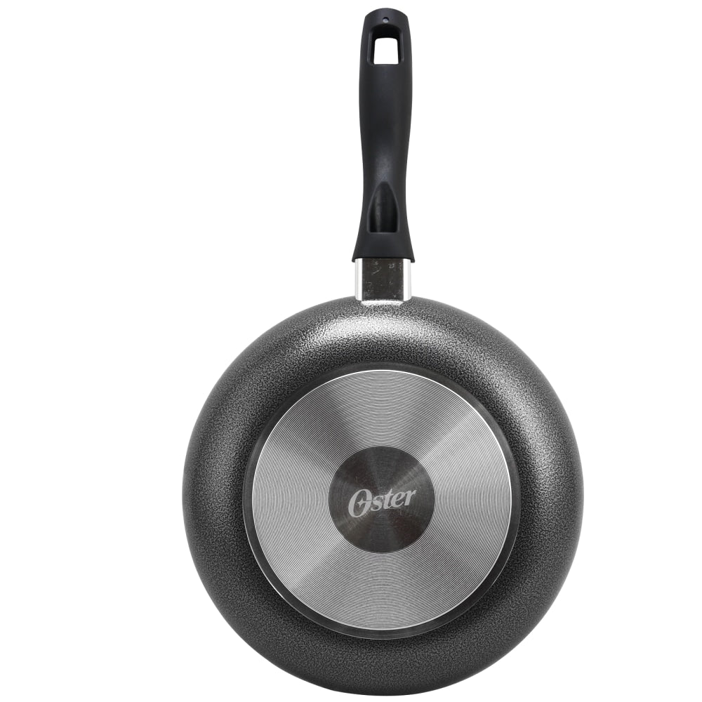 Oster Clairborne 9-1/2in Aluminum Frying Pan, Charcoal Gray