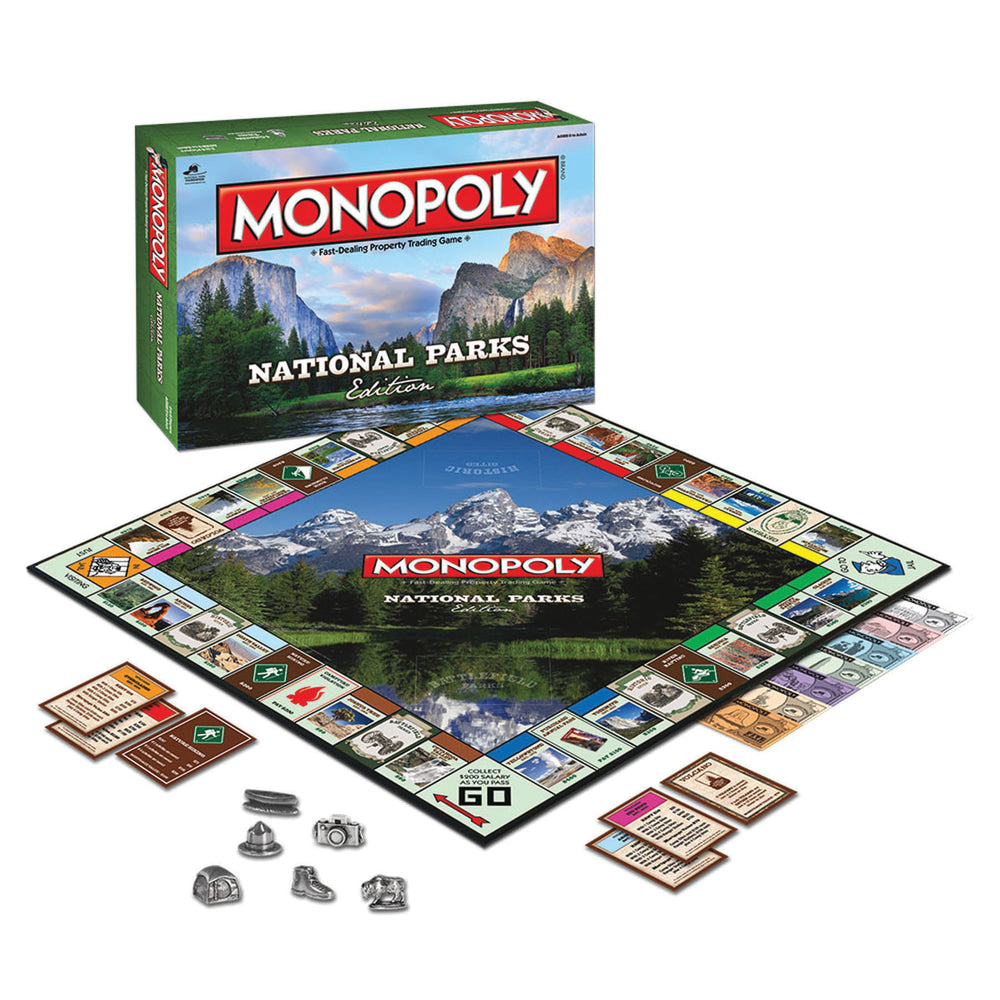 The Op Monopoly National Parks Edition, Grades 3 And Up