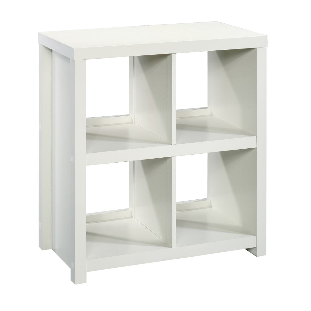 Sauder HomePlus 33inH Cube Storage Bookcase, 4 Shelves, White