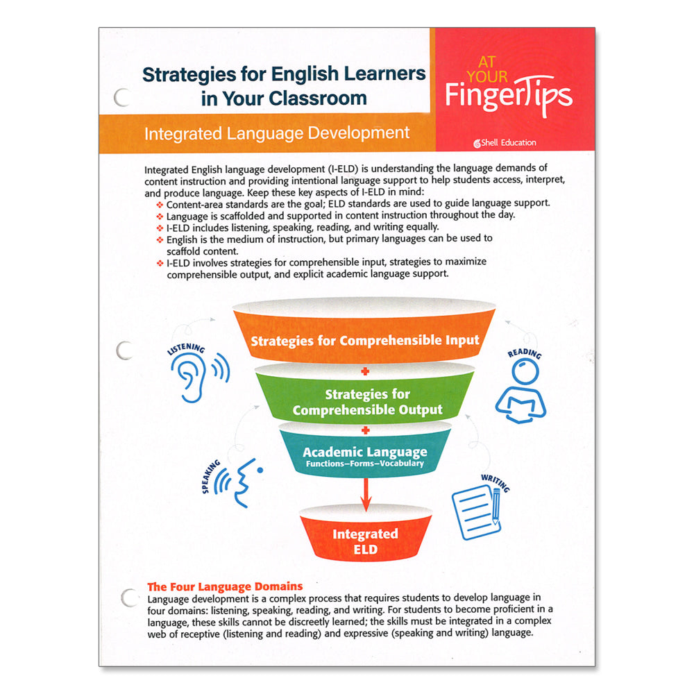 Shell Education Strategies For English Learners In Your Classroom