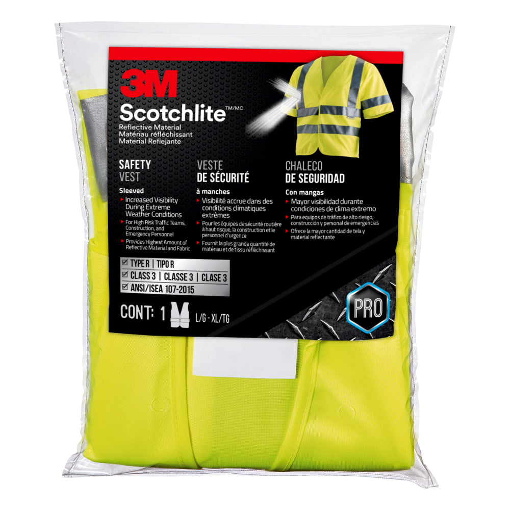 3M Scotchlite Reflective Material Day/Night Safety Vest, 94601H1-DC