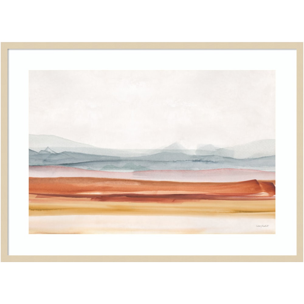 Amanti Art Sierra Hills 01 by Lisa Audit Wood Framed Wall Art Print, 41inW x 30inH, Natural