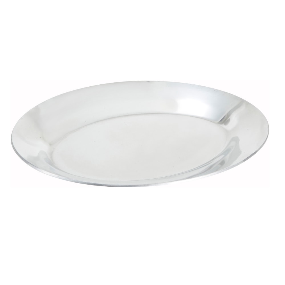 Winco 10in Sizzling Platter, Silver