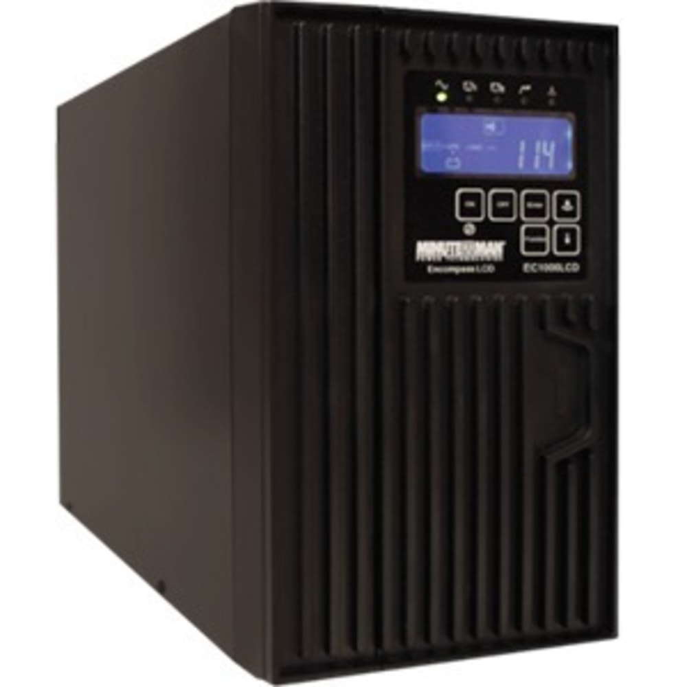 Minuteman Encompass 1500VA Tower UPS - Tower - 5 Minute Stand-by - Serial Port - 6 x NEMA 5-15R - 6 x Battery/Surge Outlet