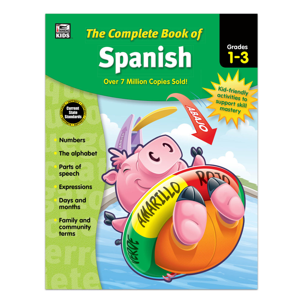 Thinking Kids Complete Book Of Spanish, Grades 1 - 3