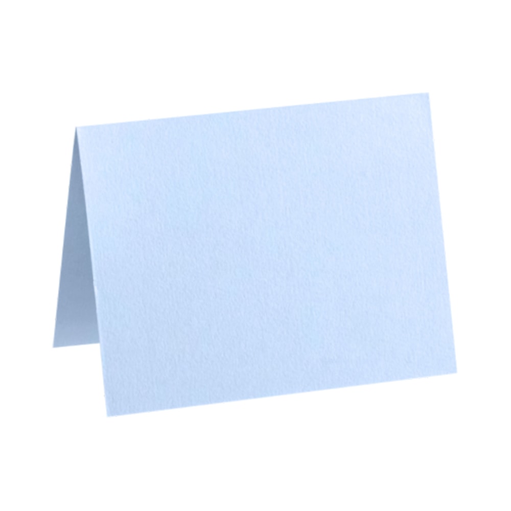 LUX Folded Cards, A2, 4 1/4in x 5 1/2in, Baby Blue, Pack Of 1,000