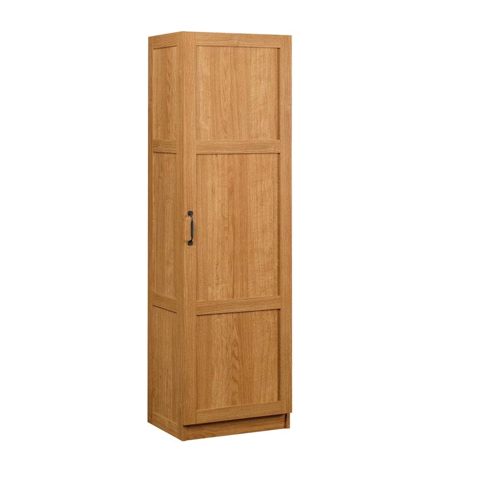 Sauder Select Storage Pantry, 60inH x 18inW x 13-7/8inD, Highland Oak