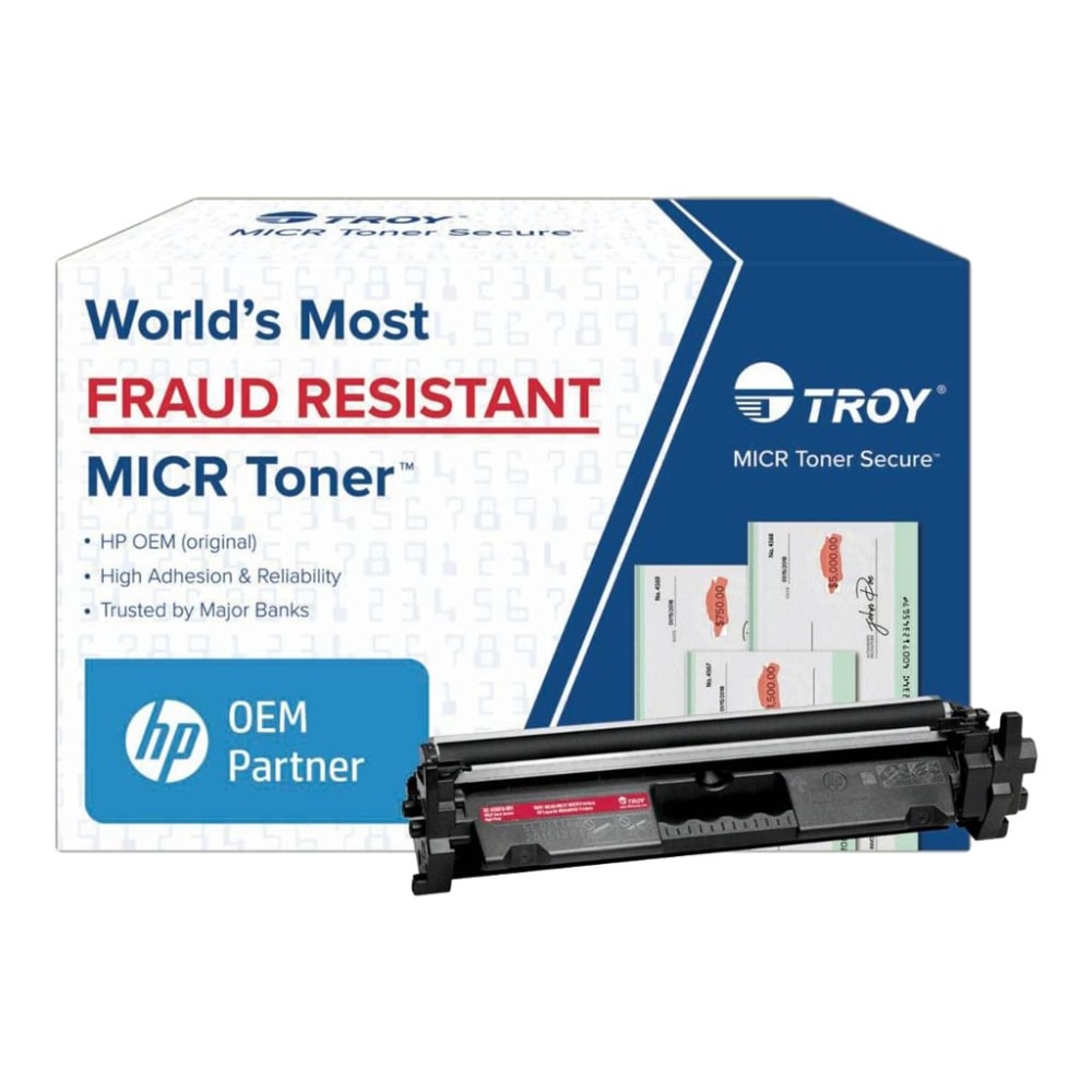 TROY MICR Toner Secure - High Yield - black - compatible - MICR toner cartridge (alternative for: HP 30X) - for MICR M203dw