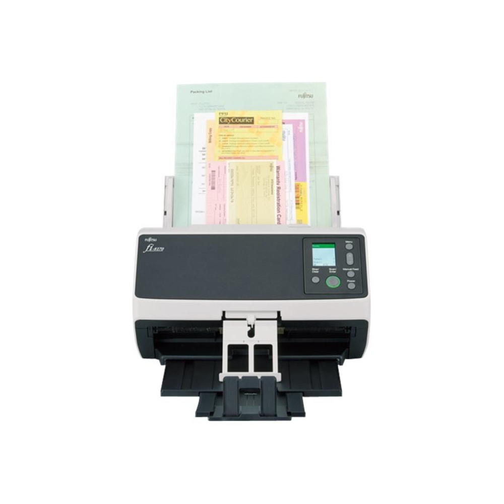 Fujitsu fi-8170 - Document scanner - Dual CIS - Duplex -  - 600 dpi x 600 dpi - up to 70 ppm (mono) / up to 70 ppm (color) - ADF (100 sheets) - up to 10000 scans per day - Gigabit LAN, USB 3.2 Gen 1x1