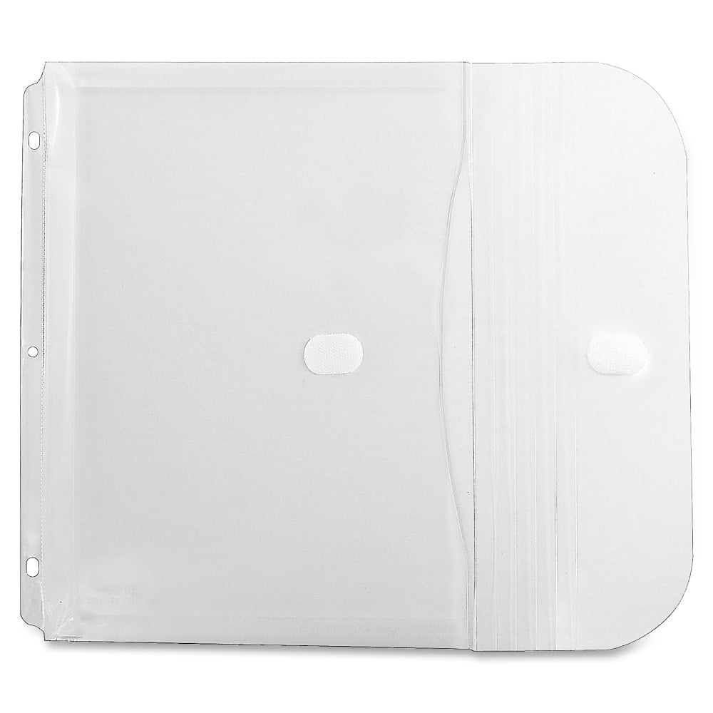 C-Line Super Heavyweight Poly Binder Pockets - Clear, Side Loading, 11 x 8-1/2, 5/PK, 57537