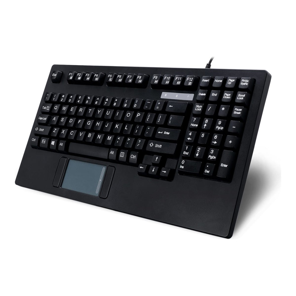 Adesso EasyTouch 425 Rackmount Touchpad Keyboard, Black