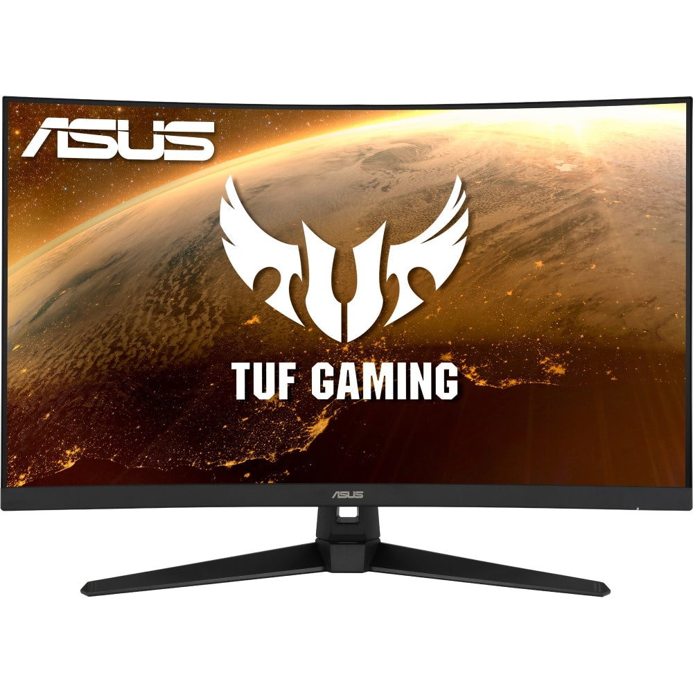 TUF VG32VQ1B 32in Class WQHD Curved Screen Gaming LCD Monitor - 16:9 - Black - 31.5in Viewable - Vertical Alignment (VA) - LED Backlight - 2560 x 1440 - 16.7 Million Colors - FreeSync Premium - 250 Nit Maximum - 1 ms - MPRT Refresh Rate - Speakers