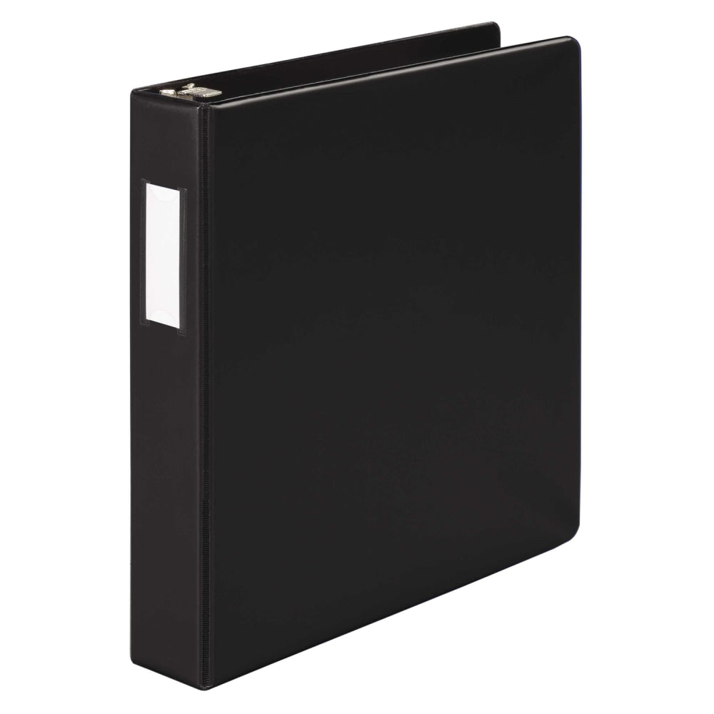 Avery Economy 3-Ring Binder, 1 1/2in Round Rings, 51% Recycled, Black