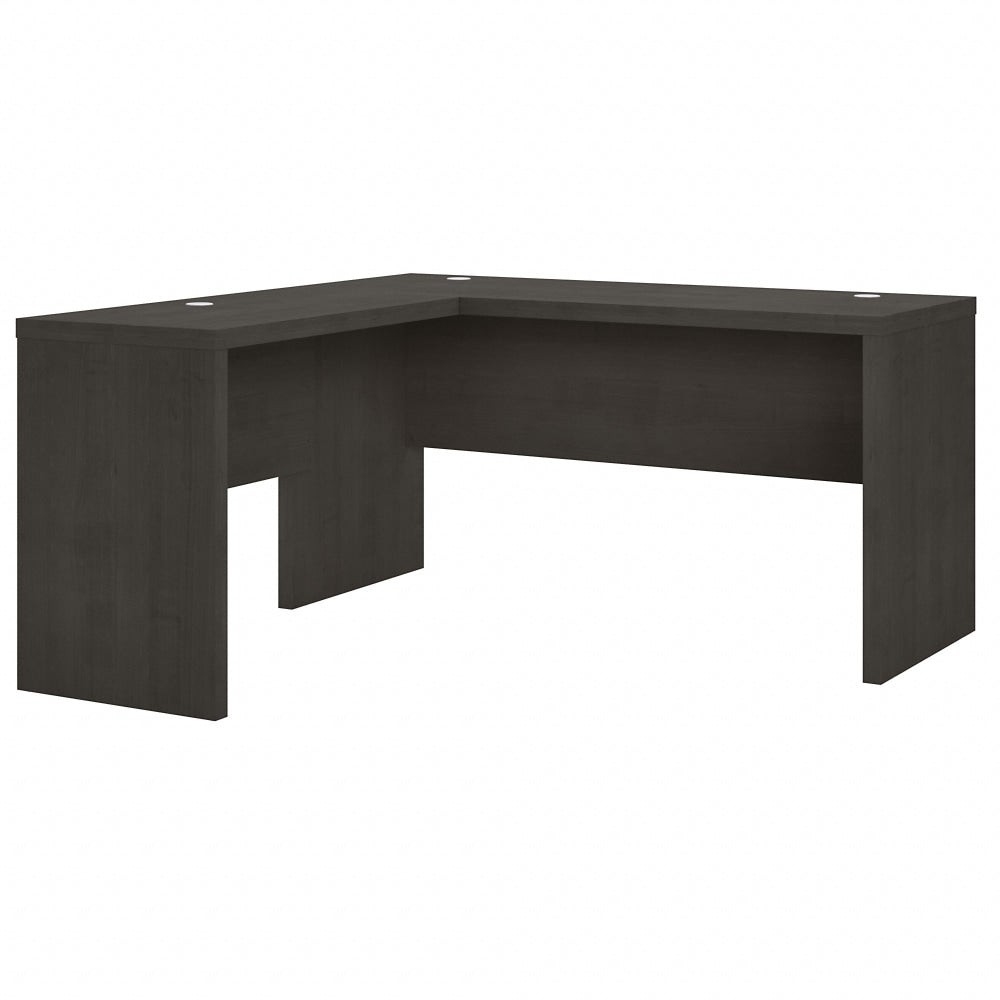 Bush Business Furniture Echo 60inW L-Shaped Corner Desk, Charcoal Maple, Standard Delivery