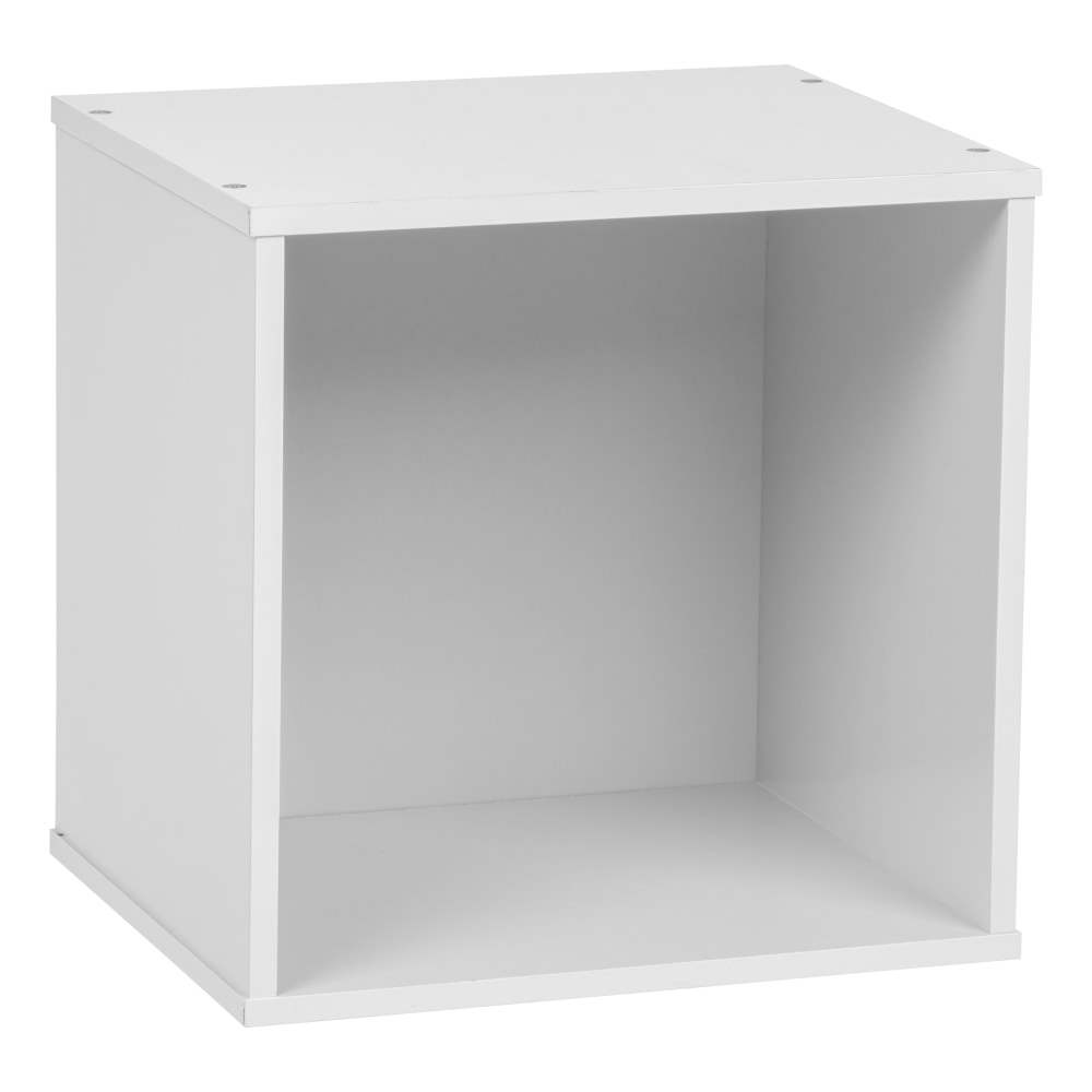 IRIS BAKU 14inH Modular Cube Storage Box, White