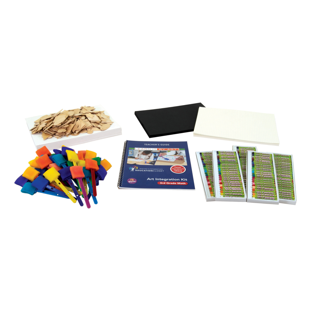 Pacon EducationCloset Math Art Integration Kit, Grade 3