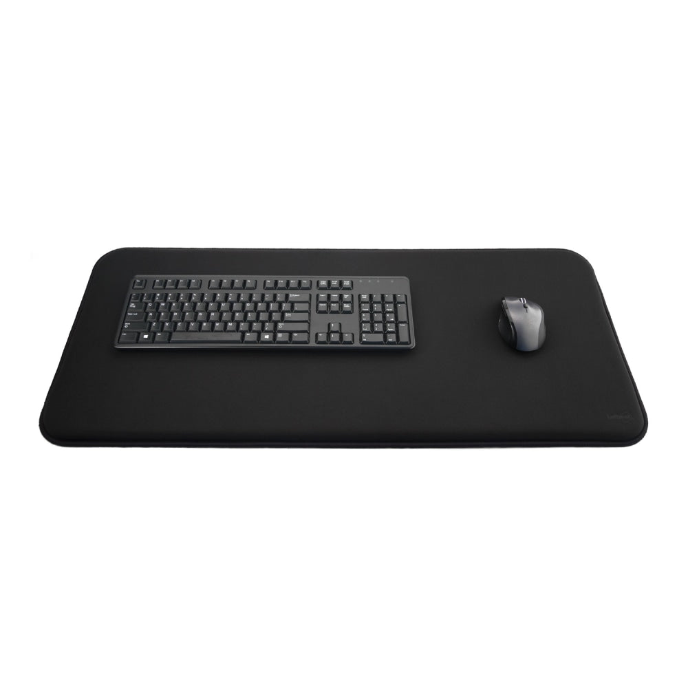 LOFTMAT The Full Desk Cushioned Desk Pad, 15in x 34in x 5/8in, Black, 1534A