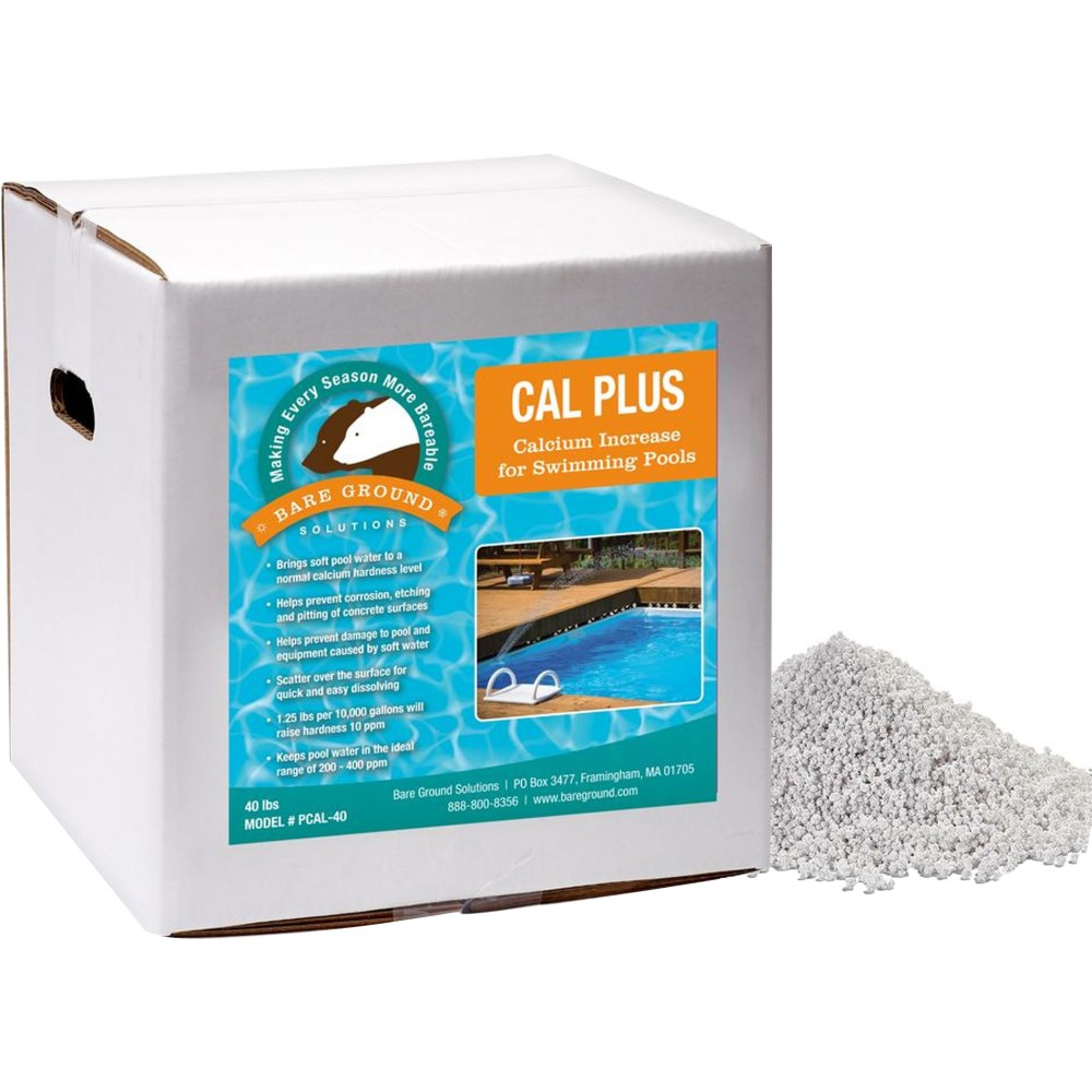 Bare Ground Pool Cal Plus Flakes, 40 Lb