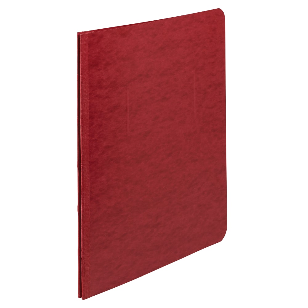 ACCO Pressboard Report Cover With Fastener, Side Bound, 8 1/2in x 11in, 60% Recycled, Earth Red