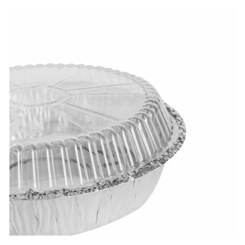 Karat Dome Lids For Round Foil Containers, 7in, Clear, Case Of 500 Lids